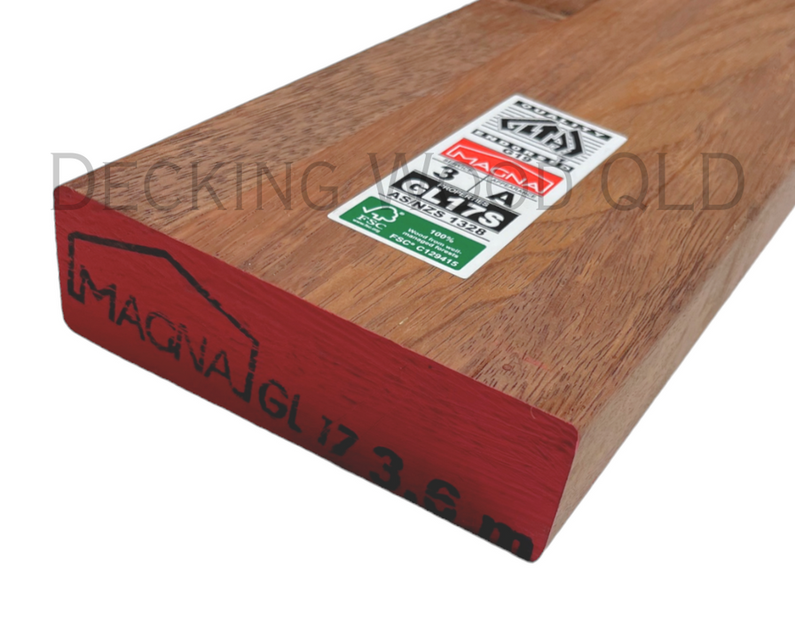 140x42 Merbau GL17S Beam