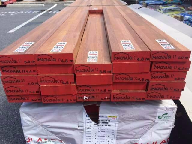 140x42 Merbau GL17S Beam