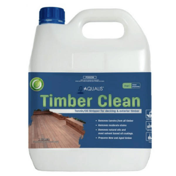 STEP 1 Aqualis Timber Clean Available in 4 L and 10 L