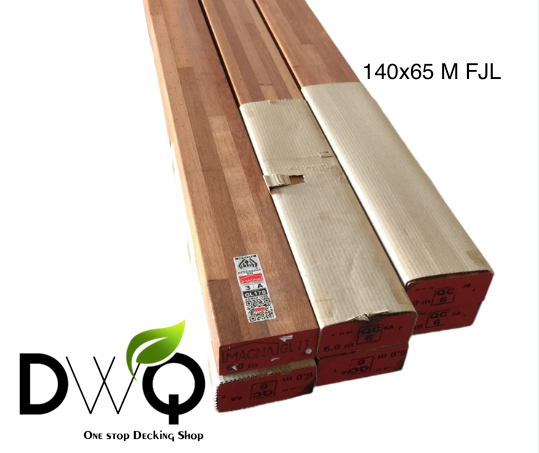 140x65 Merbau GL17S Beam