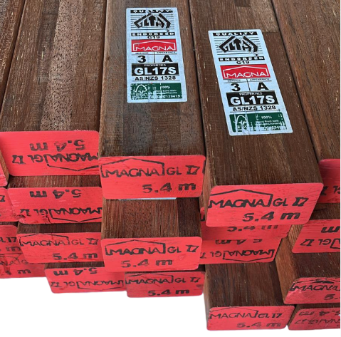 LAMINATED MERBAU HANDRAIL — Wholesale Timber - Bulk Buys