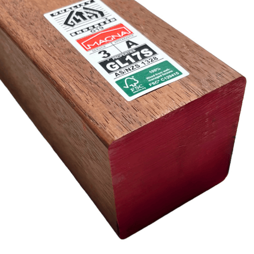 115x115 Merbau Laminated Timber Post
