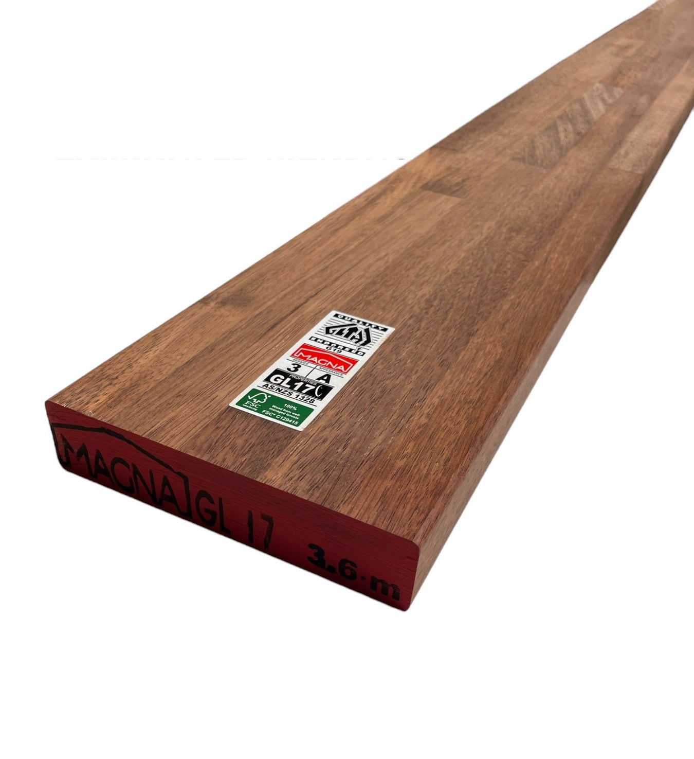 Laminated Merbau Cambered Beams