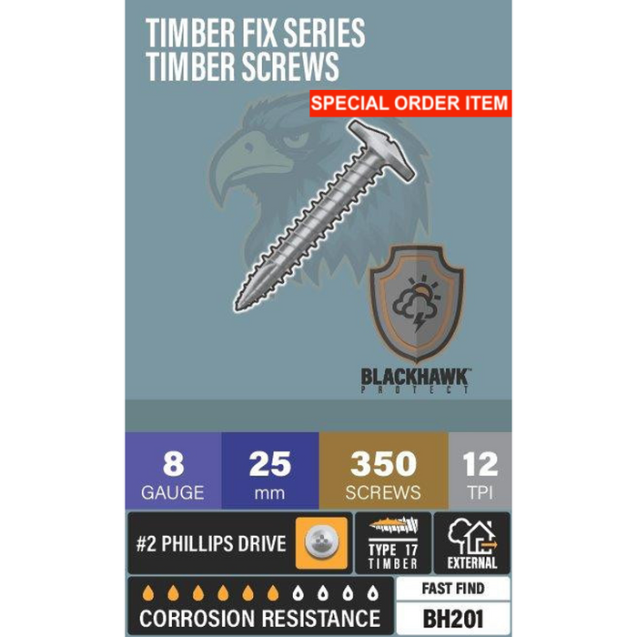Screws for For Modwood KlevaKlip Timber Joist BH201 Box of 350