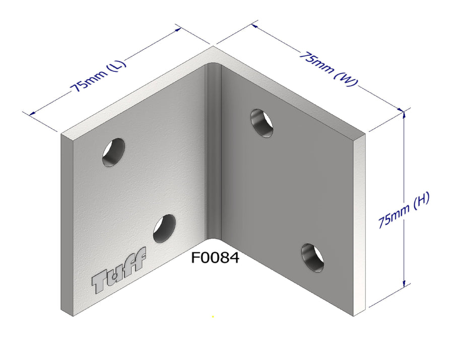 Angle Bracket 75x75x6mm Carton of 10