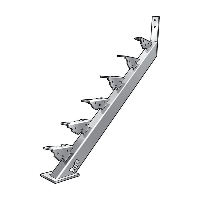 Stair Stringer Bolt-On Concrete - 11 Step for a Pair (2 Piece)