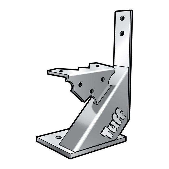 Stair Stringer Bolt-On Concrete - 1 Step for a Pair (2 Piece)