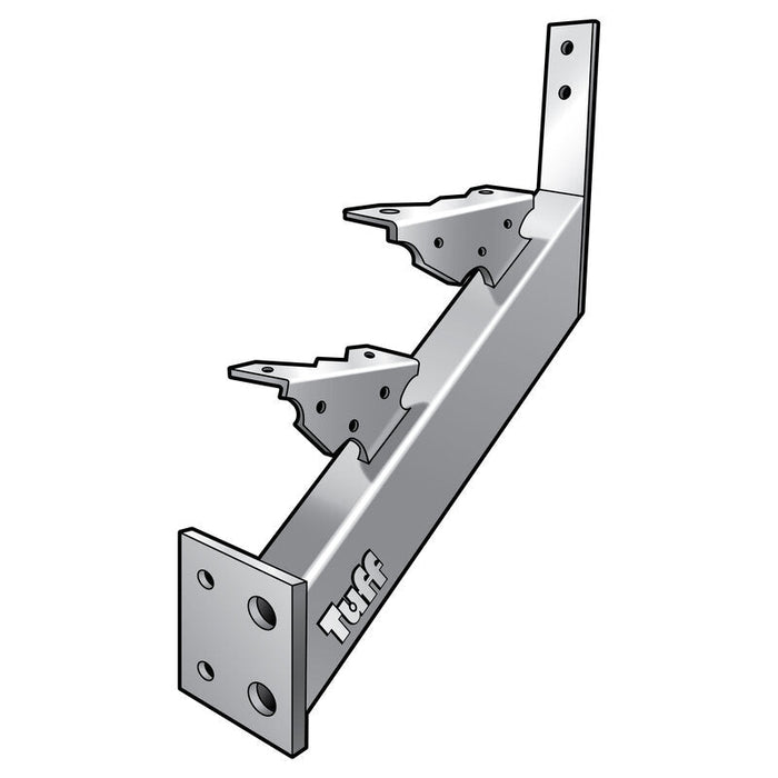 Stair Stringer Landing-to-Landing - 2 Step for a Pair (2 Piece)