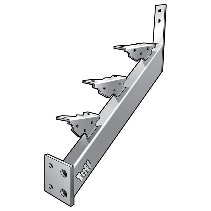 Stair Stringer Landing-to-Landing - 3 Step for a Pair (2 Piece)
