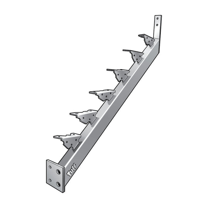 Stair Stringer Landing-to-Landing - 17 Step for a Pair (2 Piece)