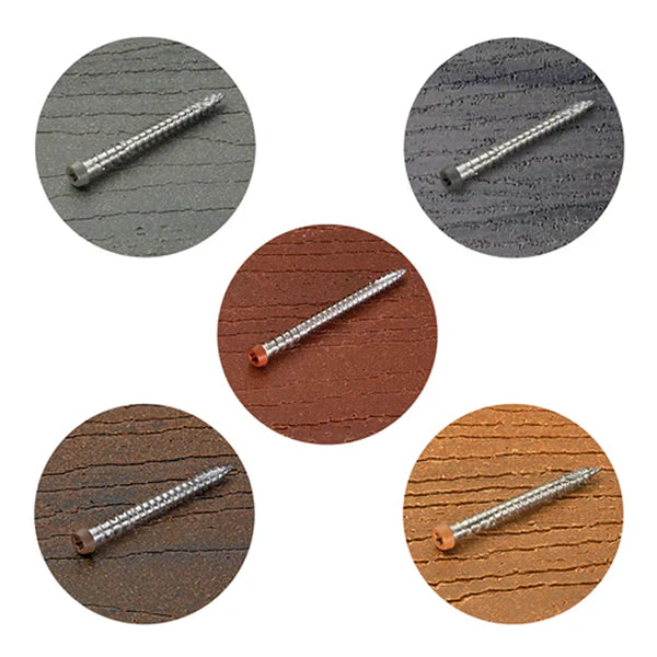 Coloured Decking Screws for Modwood Suitable for Timber Joist - Box of 100